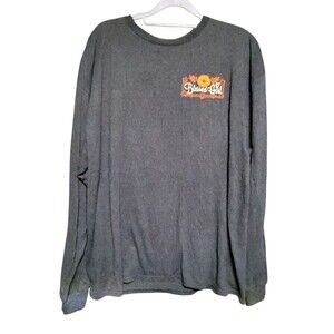 Blessed Girl XL Long Sleeve Shirt Gray Sunflower Graphic Christian Faith Tee